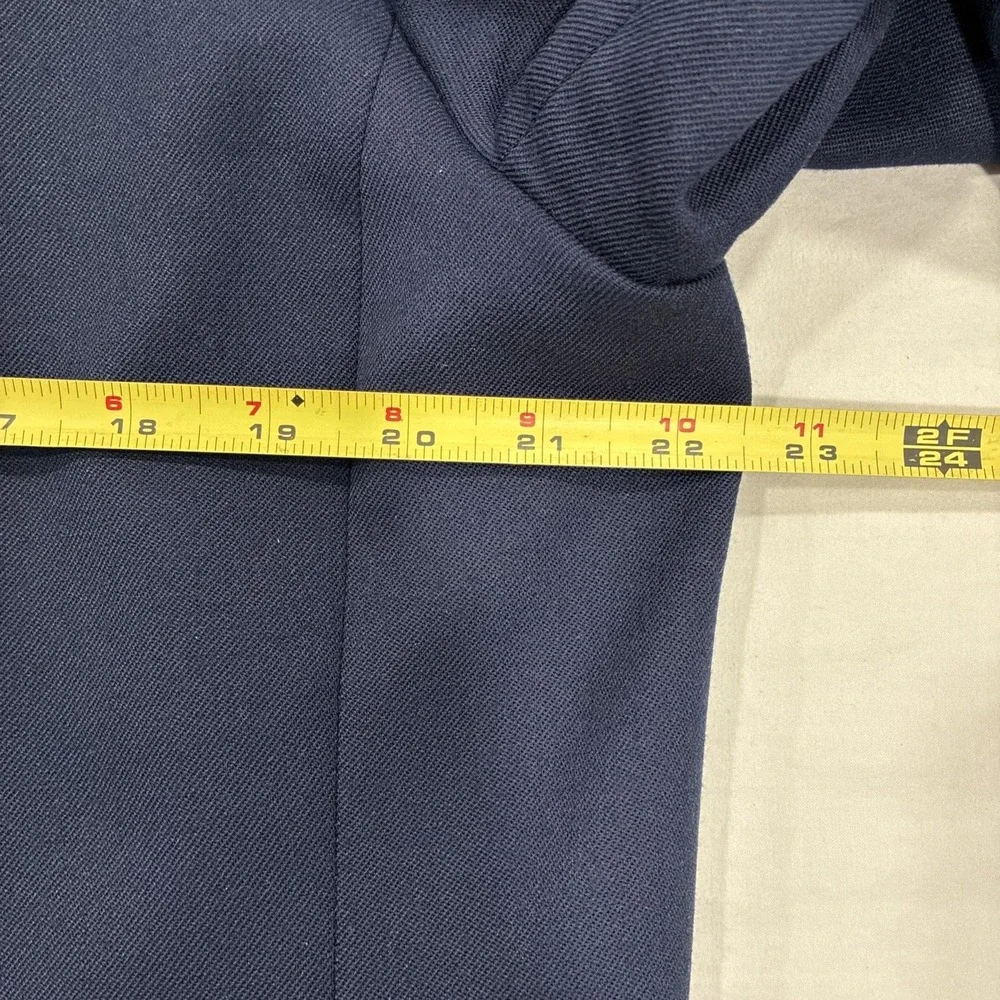 Pendleton Navy Blue 100% Virgin Wool‎ Women's Blazer Size 16W